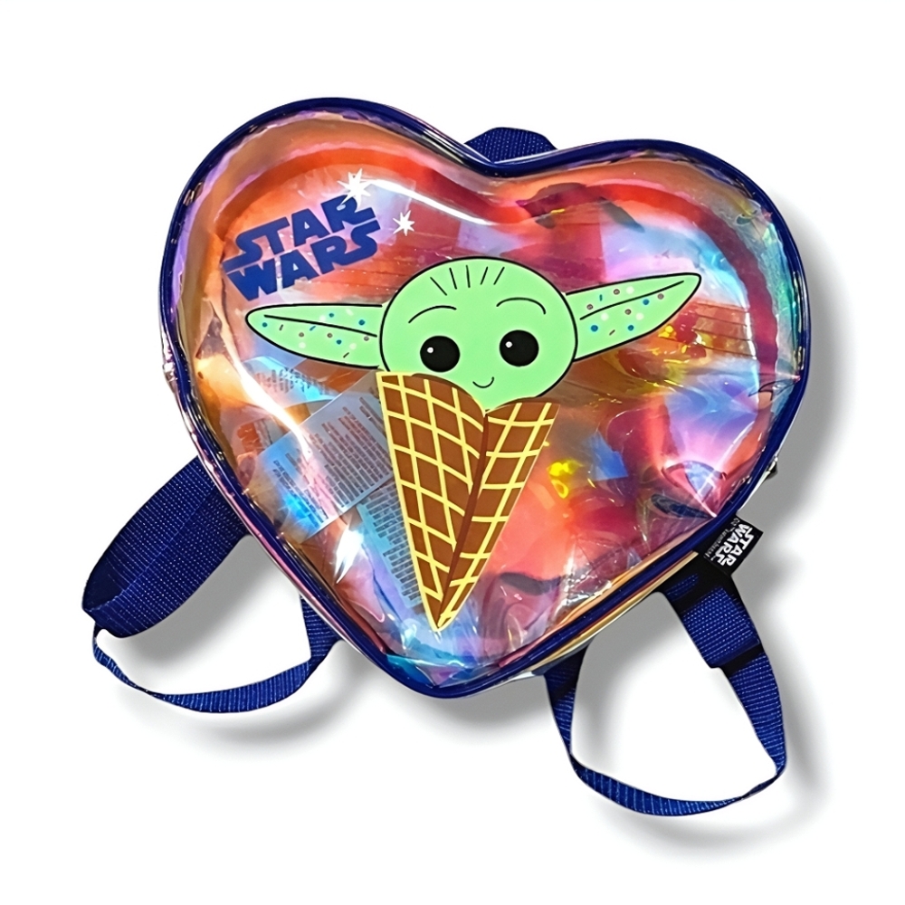 Star Wars Yoda Iridescent Heart Backpack